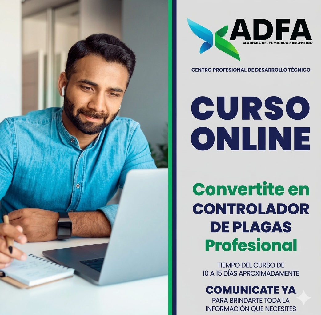 Curso online de control de plagas